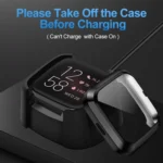 For Fitbit versa 2 Plating TPU All-inclusive Protective Shell - Image 6