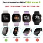 For Fitbit versa 2 Plating TPU All-inclusive Protective Shell - Image 8