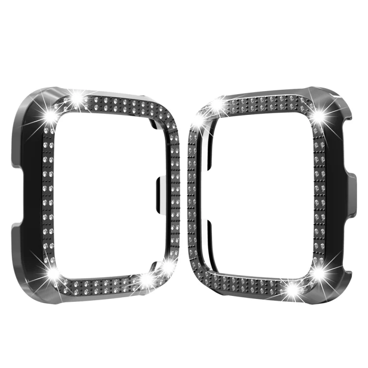 SYA001007201A_2.webp For Fitbit versa / versa lite PC Double-Row Diamond-Encrusted Protective Shell - Image 3
