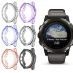 Suitable for Garmin Fenix 5 & 5 Plus transparent TPU Silica Gel Watch Case - Image 4