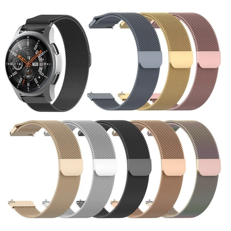 SYA001029601C_4.webp For Honor Magic Watch 2 42MM/Galaxy Active2 Milan Stainless Steel Mesh Strap 20MM - Image 6