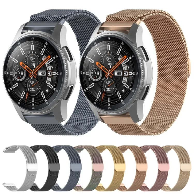 SYA001029601_B1.webp For Honor Magic Watch 2 42MM/Galaxy Active2 Milan Stainless Steel Mesh Strap 20MM - Image 2