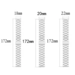 For Huawei GT2/GT/Samsung Galaxy Watch 46mm R800/Samsung Gear S3 Universal Three Beads Stainless Steel Watch Wrist Strap 22mm - Image 5