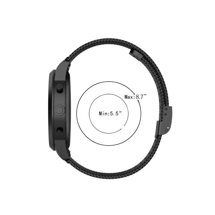 SYA001035201A_4.webp For Huawei GT2 42mm / Galaxy Watch 42mm /Galaxy Active2 Stainless Steel Mesh Watch Wrist Strap 20MM - Image 5