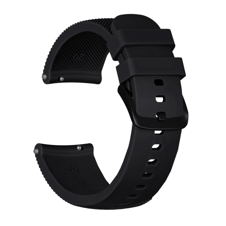 SYA001039001A_1.webp 20mm For Huami Amazfit GTS / Samsung Galaxy Watch Active 2 / Gear Sport Silicone Strap - Image 3