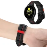 22mm For Huawei Watch GT2e / GT2 46mm Zigzag Leather Stap - Image 6