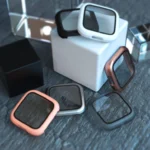 For Fitbit Versa 2 Fuel injection Frosted PC Shell + Tempered Glass Film - Image 4