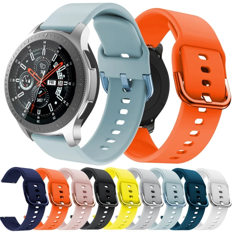 SYA001104801A_3.webp 22mm For Huawei Watch GT2e/GT/GT2 46MM Color Buckle Silicone Watchband - Image 4