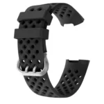 For Fitbit Charge 3 / 4 Hollow Square Silicone Strap Replacement Wristband - Image 3