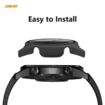 For Huawei Watch GT 2 42mm ENKAY Hat-Prince ENK-AC8201 Full Coverage PC Frosted Case + 9H Tempered Glass Protector - Image 3