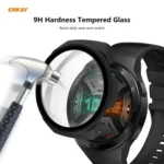 For Huawei Watch GT 2e 46mm ENKAY Hat-Prince ENK-AC8203 Full Coverage PC Frosted Case + 9H Tempered Glass Film - Image 2
