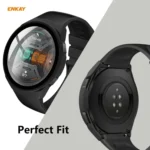 For Huawei Watch GT 2e 46mm ENKAY Hat-Prince ENK-AC8203 Full Coverage PC Frosted Case + 9H Tempered Glass Film - Image 4