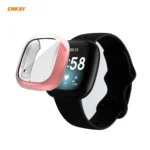 For Fitbit Versa 3 / Fitbit Sense ENKAY Hat-Prince ENK-AC8208 Full Coverage Electroplate TPU Soft Case - Image 3