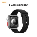 ENKAY Hat-prince Full Coverage TPU Case + Tempered Glass Protector for Apple Watch Series 6 / 5 / 4 / SE 44mm - Image 5
