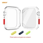 ENKAY Hat-prince Full Coverage TPU Case + Tempered Glass Protector for Apple Watch Series 6 / 5 / 4 / SE 40mm - Image 3