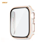 ENKAY Hat-Prince Full Coverage Electroplated PC Case + Tempered Glass Protector for Apple Watch Series 6 / 5 / 4 / SE 40mm - Image 8