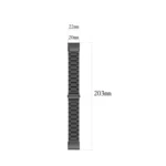 For Garmin Fenix5/Forerunner935/Garmin Approach S60 Stainless Steel Three Strains Of Metal Replacement Quick Release Strap - Image 4