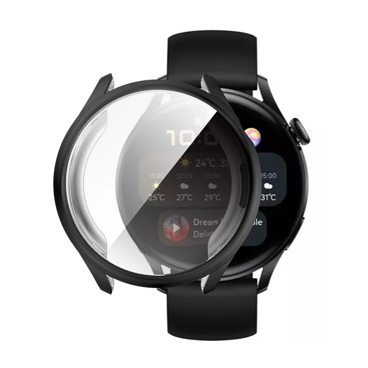 For Huawei Watch 3 46mm ENKAY Hat-Prince Full Coverage Transparent Soft Case TPU HD Clear Cover