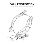 ENKAY Hat-Prince Full Coverage Transparent Soft Case TPU HD Clear Cover + Tempered Glass Protector - Image 3