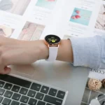 Monochrome Silicone Strap for Apply Samsung Galaxy Watch Active 22mm - Image 8