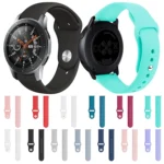 Monochrome Silicone Strap for Apply Samsung Galaxy Watch Active 22mm - Image 2