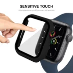 ENKAY Hat-Prince 2 in 1 PC Frame + 9H Tempered Glass Protector Full Coverage Case for Apple Watch Series 7 41mm - Image 5