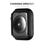 ENKAY Hat-Prince 2 in 1 PC Frame + 9H Tempered Glass Protector Full Coverage Case for Apple Watch Series 7 45mm - Image 3