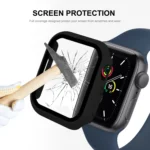 ENKAY Hat-Prince 2 in 1 PC Frame + 9H Tempered Glass Protector Full Coverage Case for Apple Watch Series 7 45mm - Image 6