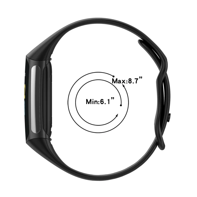 SYA001653802_B5.webp For Fitbit Charge 5 Monochromatic Silica Gel To Replace Watch Strap - Image 6
