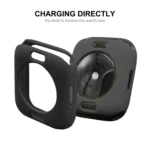 ENKAY Hat-Prince Protective TPU Watch Case + Full Coverage PET Screen Protector Film for Apple Watch Series 7 41mm - Image 2