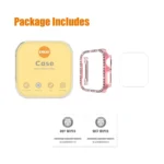 ENKAY Hat-Prince Electroplate PC Diamond Watch Case + Full Coverage Curved PET Screen Protector Film For Apple Watch Series 7 45mm - Image 10