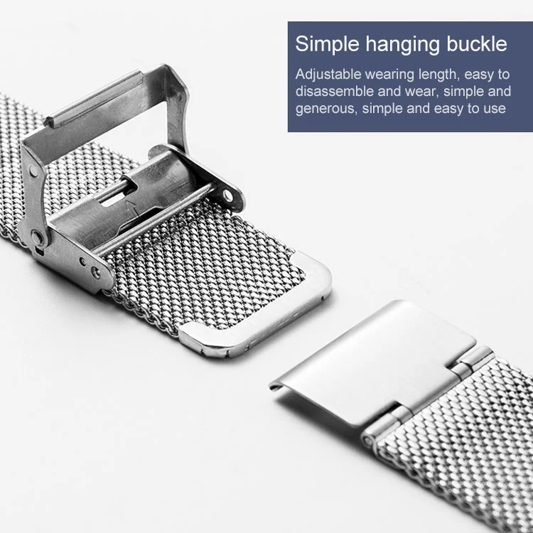 SYA001701201_B2.webp Stainless Steel Milan Double Insurance Buckle Watch Strap - Image 3
