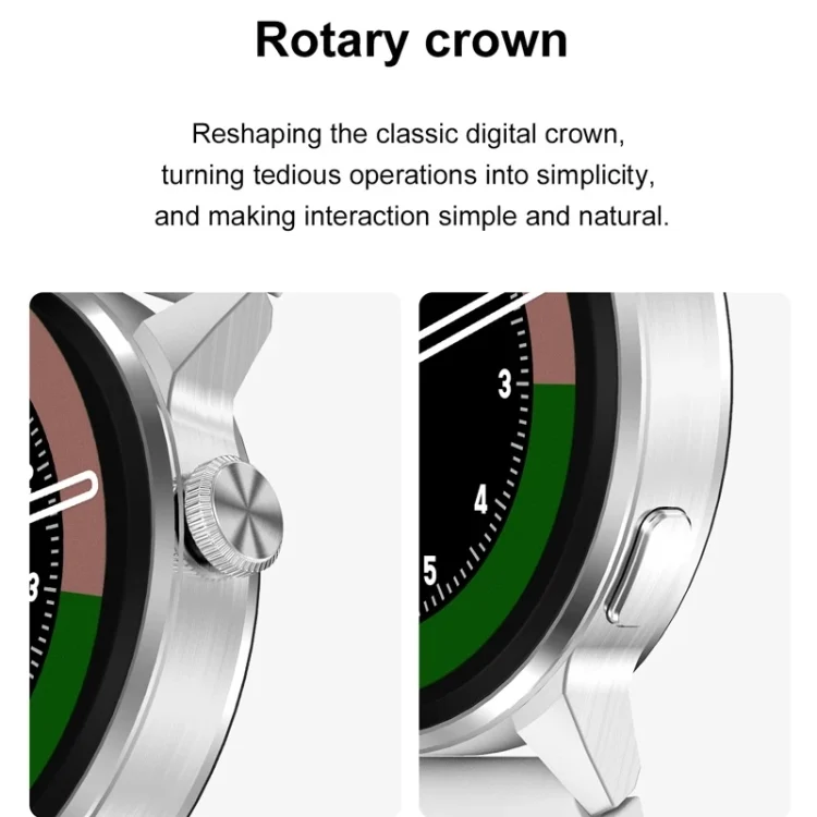 SYA001717801_B5.webp DT4 1.36 inch Silicone Watchband Color Screen Smart Watch - Image 6