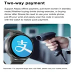 DT4 1.36 inch Steel Watchband Color Screen Smart Watch - Image 4