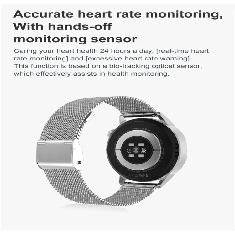 SYA001717901_B5.webp DT4 1.36 inch Steel Watchband Color Screen Smart Watch - Image 6