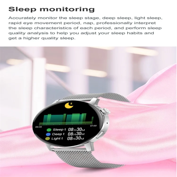 SYA001721701_B2.webp DT3 Max 1.36 inch Steel Watchband Color Screen Smart Watch - Image 3