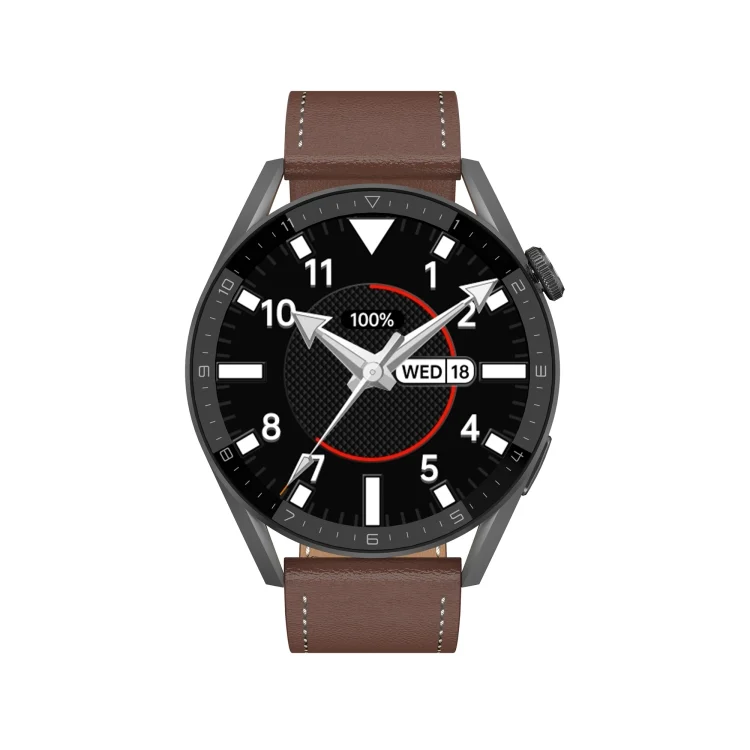 SYA001721801A_1.webp DT3 Max 1.36 inch Leather Watchband Color Screen Smart Watch - Image 8