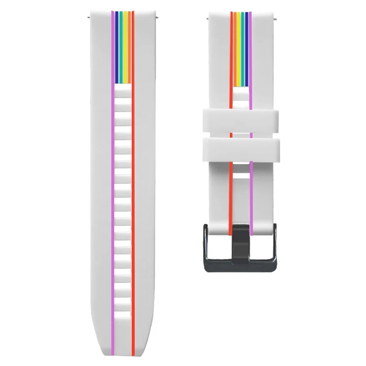 SYA001729308B.webp Rainbow Silicone Watchband - Image 1
