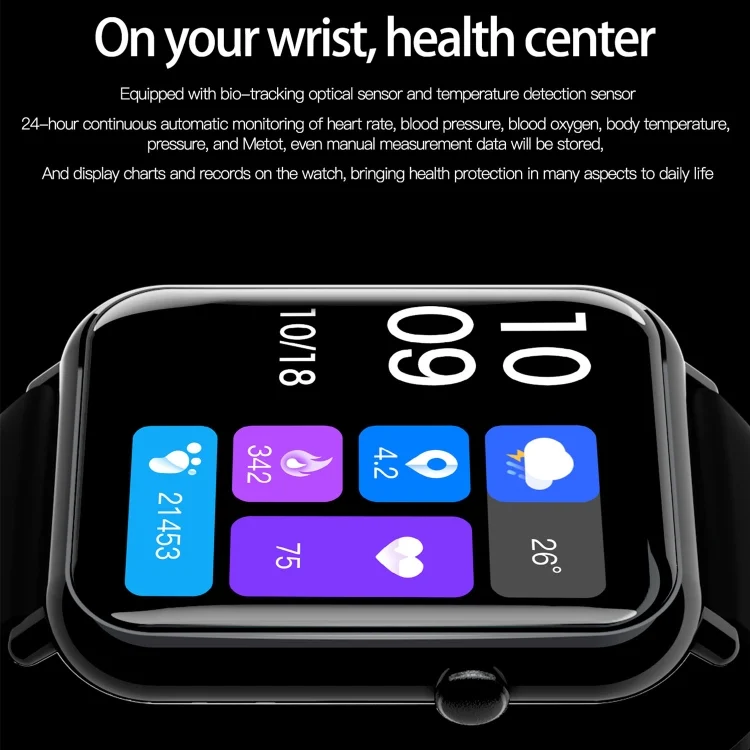 SYA001729801_B7.webp Q19 Pro IP67 Waterproof 1.69 inch Smartwatch - Image 8