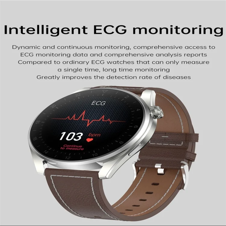 SYA001733001_B6.webp T3 IP68 1.36 inch Leather Watchband Color Screen Smart Watch - Image 7