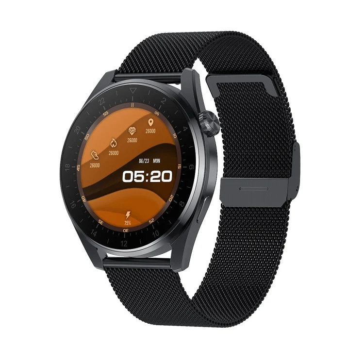 T3 IP68 1.36 inch Steel Watchband Color Screen Smart Watch