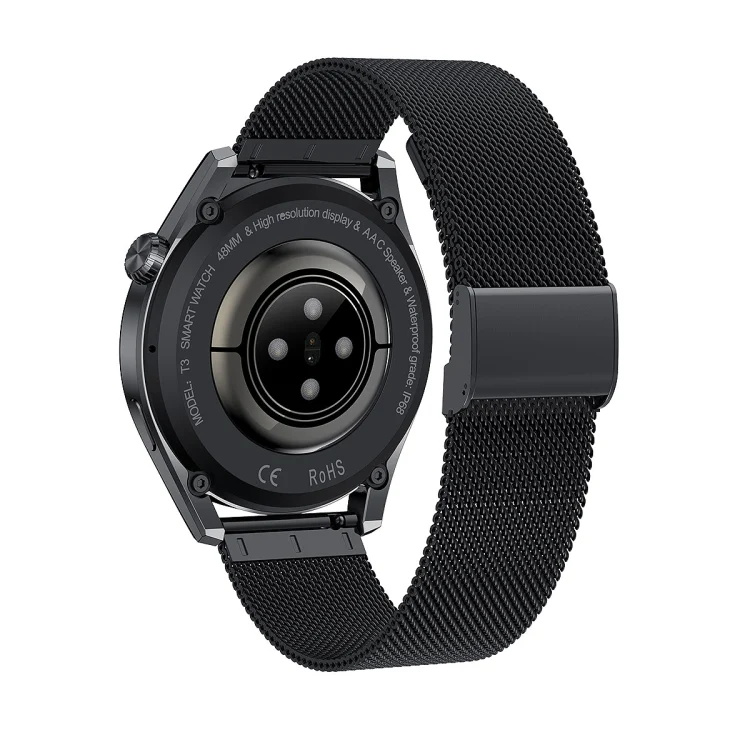SYA001733601A_2.webp T3 IP68 1.36 inch Steel Watchband Color Screen Smart Watch - Image 7