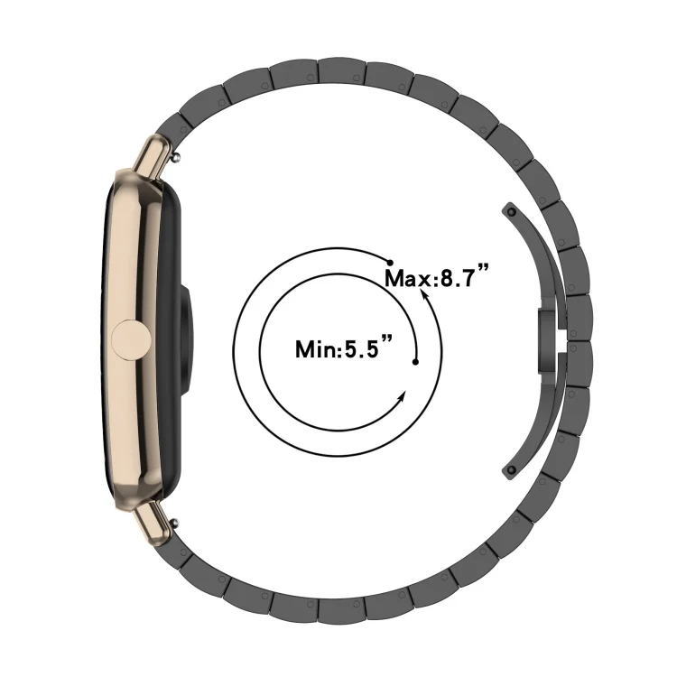 SYA001765001_B2.webp One Bead Metal Steel Watch Strap - Image 3