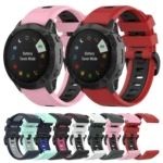 20mm Two-color Silicone Jack Watch Strap - Image 5