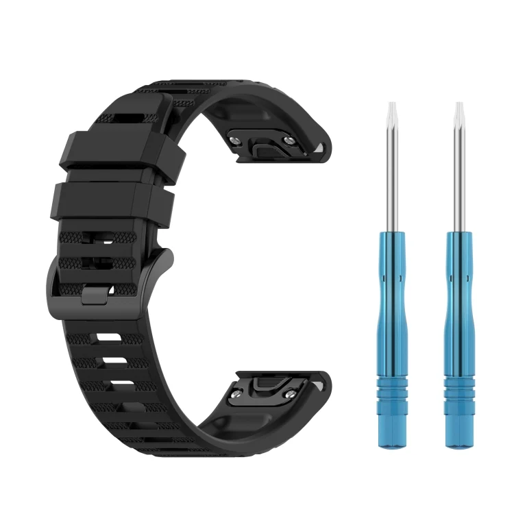 26mm Solid Color Silicone Quick Release Strap