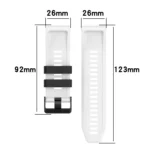 22mm Silicone Mixing Color Watch Strap - Image 5