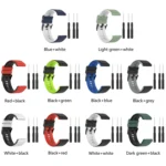 26mm Silicone Mixing Color Watch Strap - Image 2
