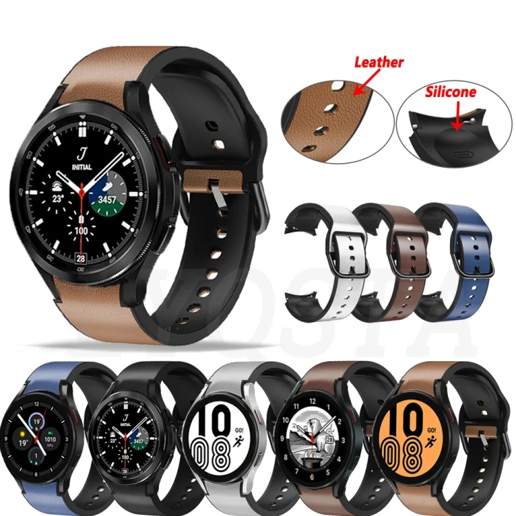 SYA001800701_B1.webp 20mm Silicone Pasted Leather Strap - Image 2