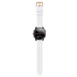 20mm Rose Gold Buckle Silicone Strap - Image 6