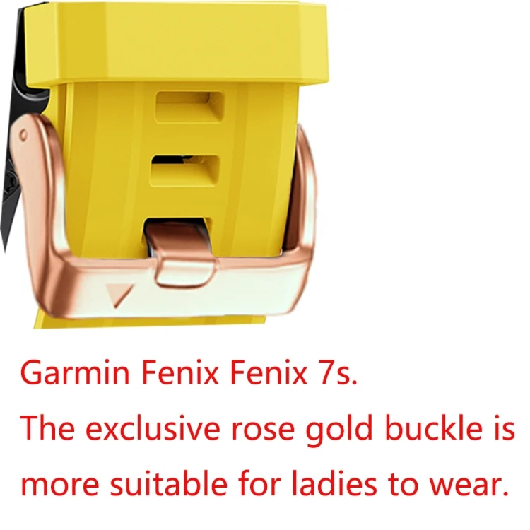 SYA001800801_B2.webp 20mm Rose Gold Buckle Silicone Strap - Image 3